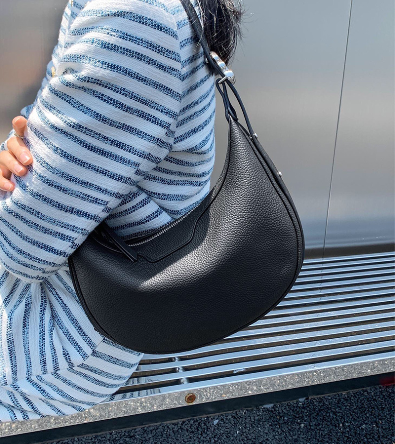 First Layer Cowhide Saddle Bag Women's Shouder Bag