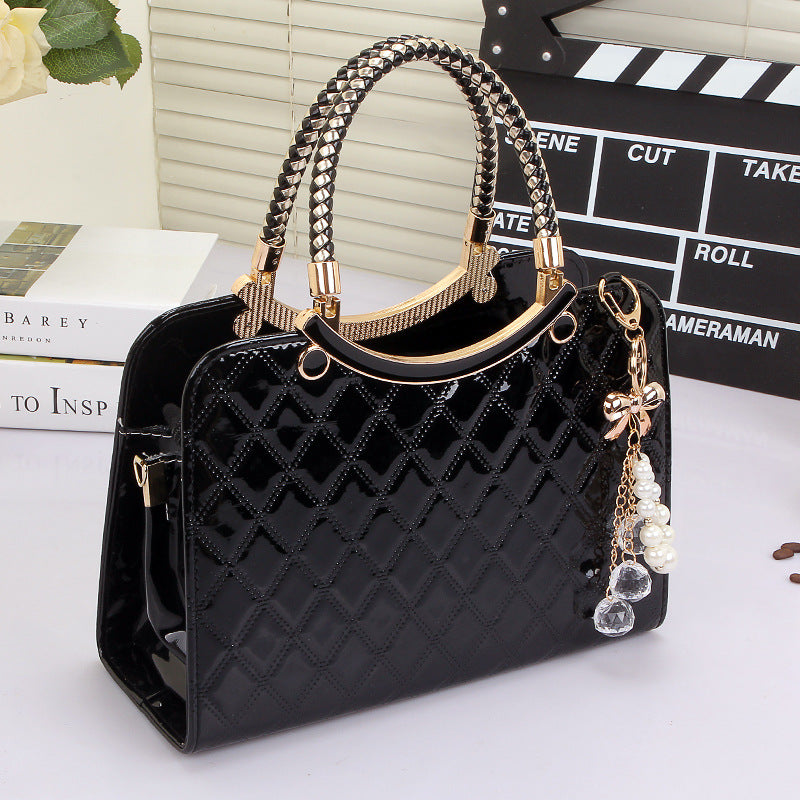 Lingge Single Shoulder Messenger Bag