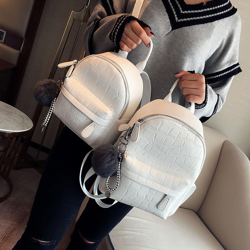 Big and Mini Size Versatile Stone Pattern Backpack