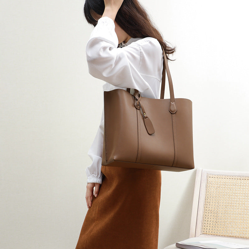 Large-capacity Leather Tote Bag Women
