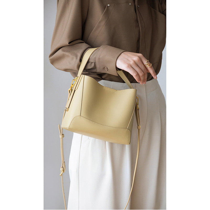 French Niche High-End Crossbody Design Sense Bucket All-Match Female Bag