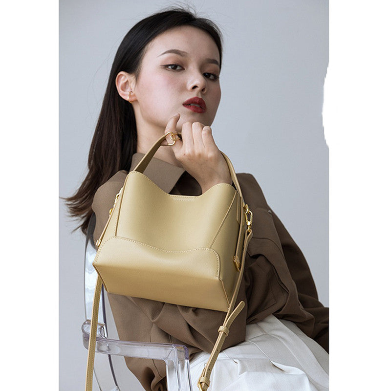 French Niche High-End Crossbody Design Sense Bucket All-Match Female Bag