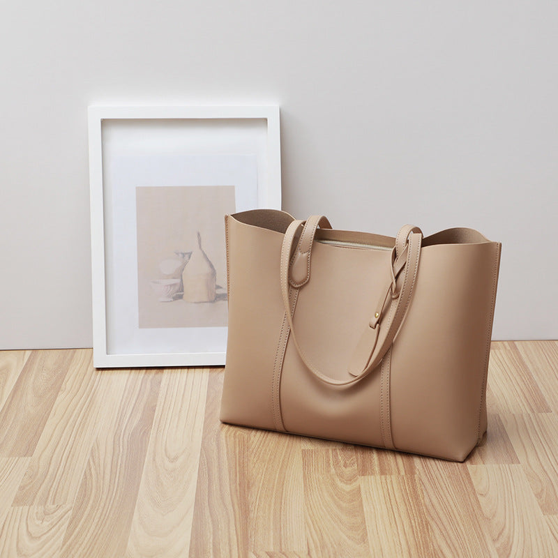 Large-capacity Leather Tote Bag Women