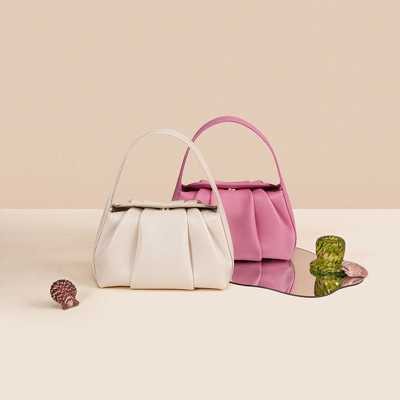 Women's Pleated Cloud Shoulder Handbag