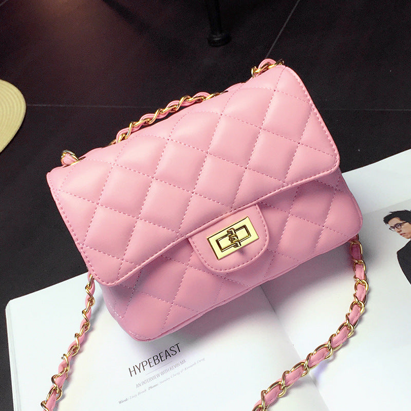 Hot New Diamond Chain Bag Korean Fashion Handbag Ladies Bag
