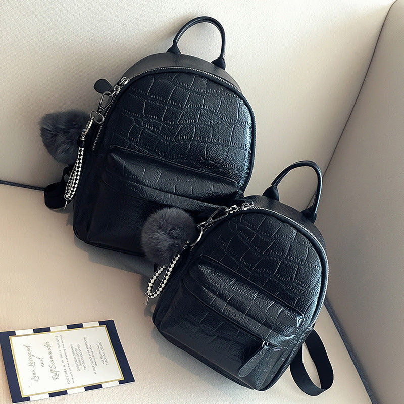 Big and Mini Size Versatile Stone Pattern Backpack
