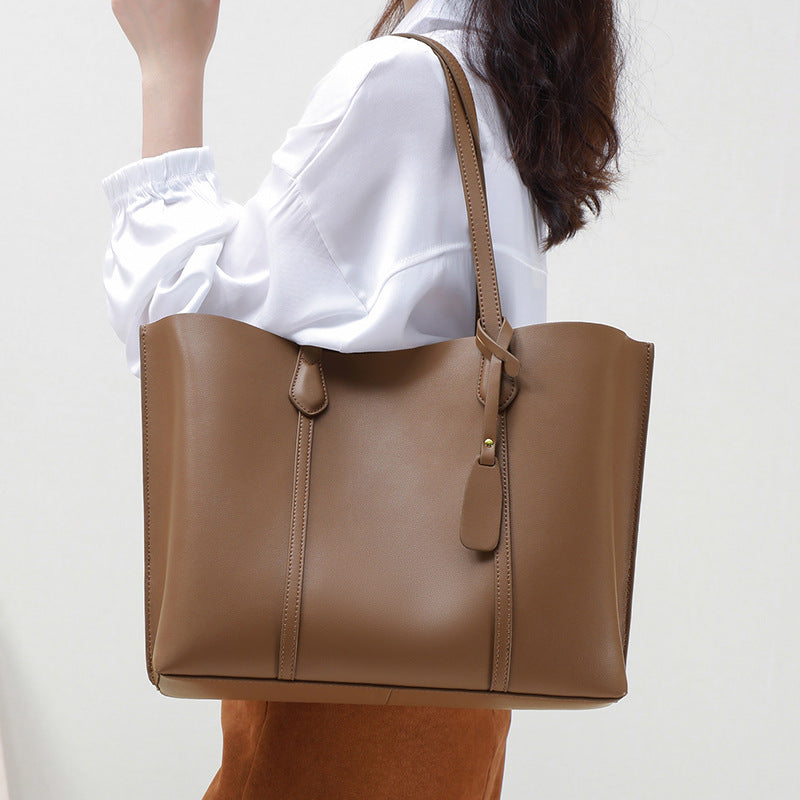 Large-capacity Leather Tote Bag Women