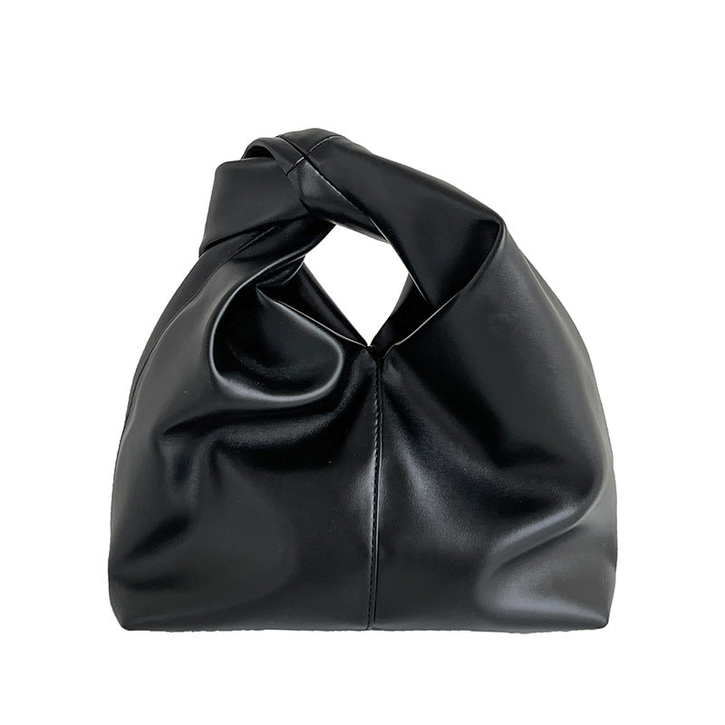 Girls' Handbag Soft Leather Pleated Clouds