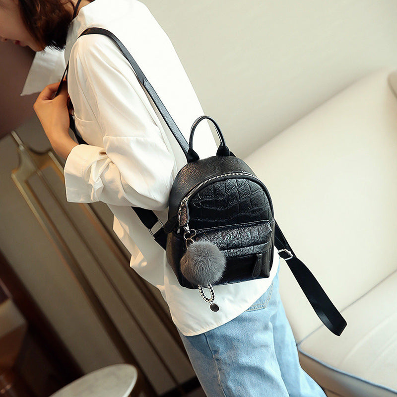Big and Mini Size Versatile Stone Pattern Backpack