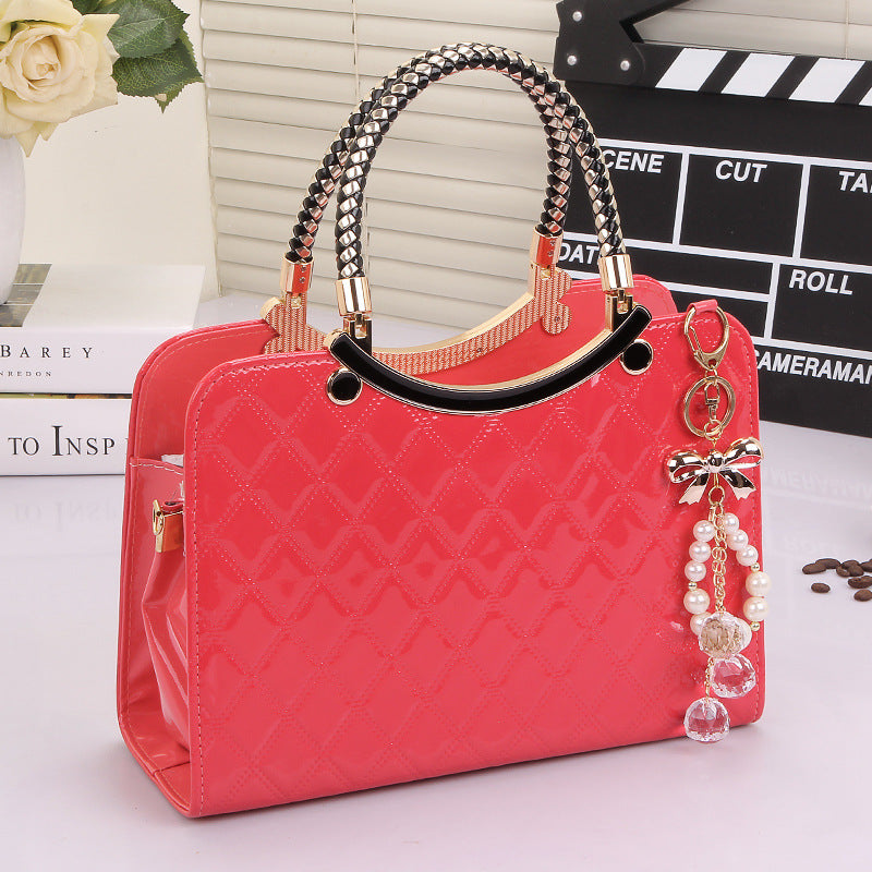 Lingge Single Shoulder Messenger Bag