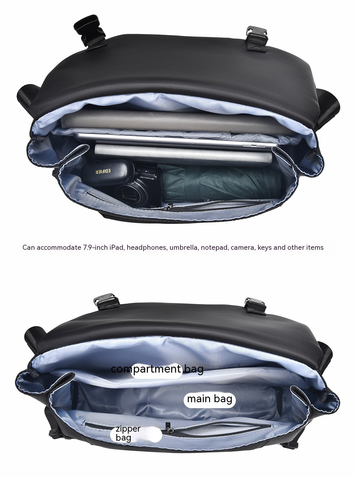 Men's Messenger Functional Fashion Brand Japanese Style Workwear Motorcycle Shoulder Bag