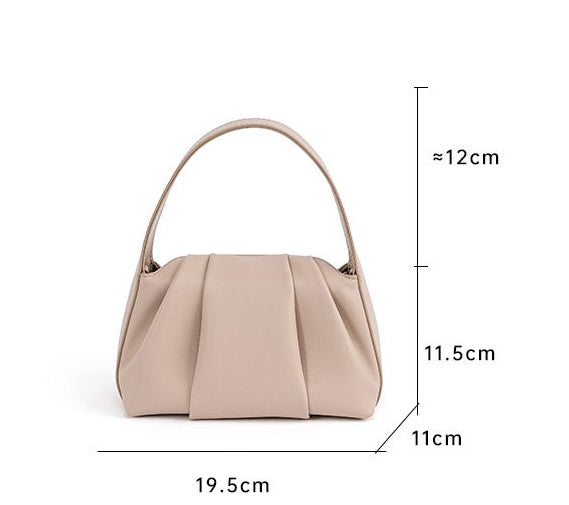 Women's Pleated Cloud Shoulder Handbag