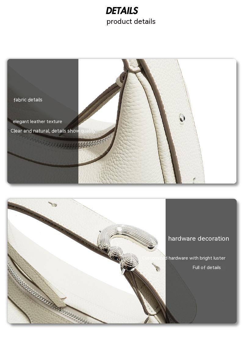 First Layer Cowhide Saddle Bag Women's Shouder Bag