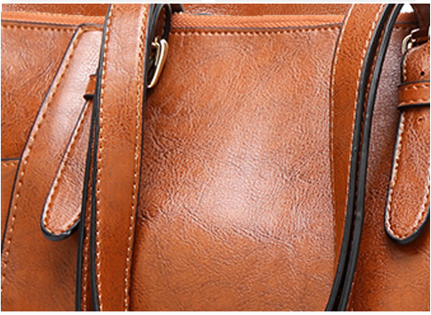 Oil Wax Leather Women Handbag Large Capacity Tote Bag