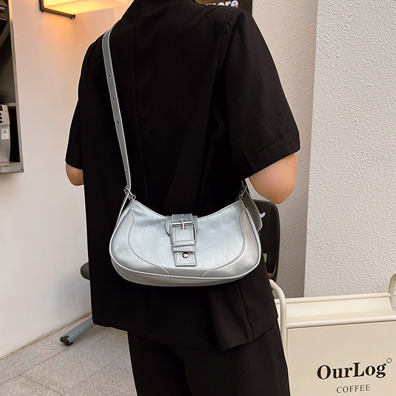 Summer Retro Fashion Underarm Simple Casual Shoulder Bag For Women