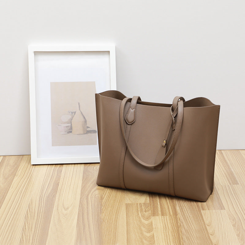 Large-capacity Leather Tote Bag Women