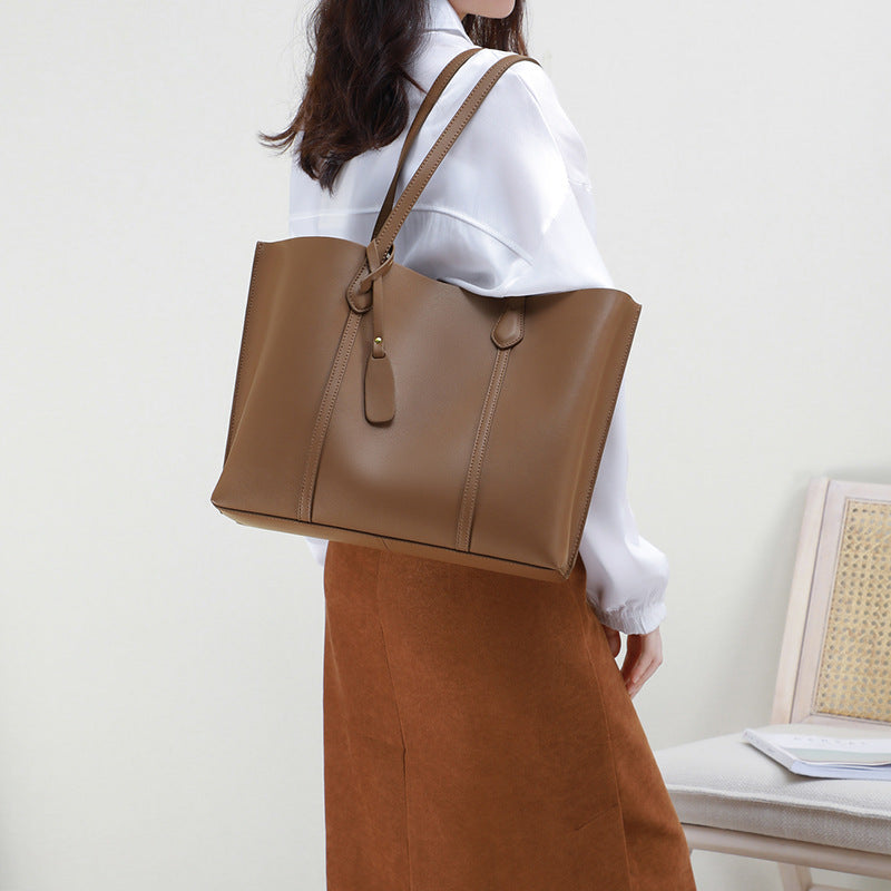 Large-capacity Leather Tote Bag Women