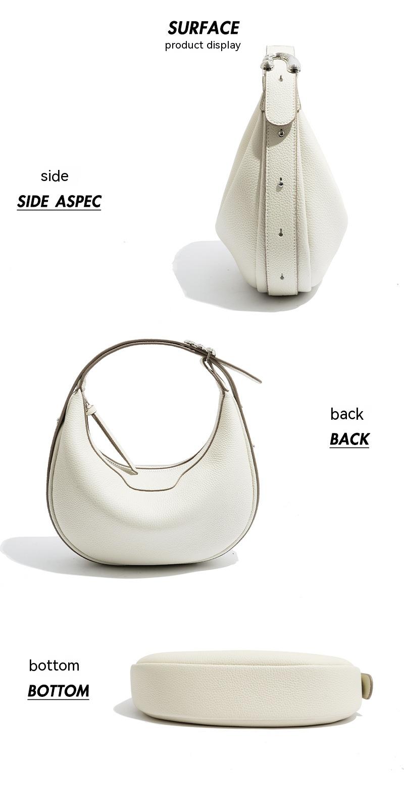 First Layer Cowhide Saddle Bag Women's Shouder Bag