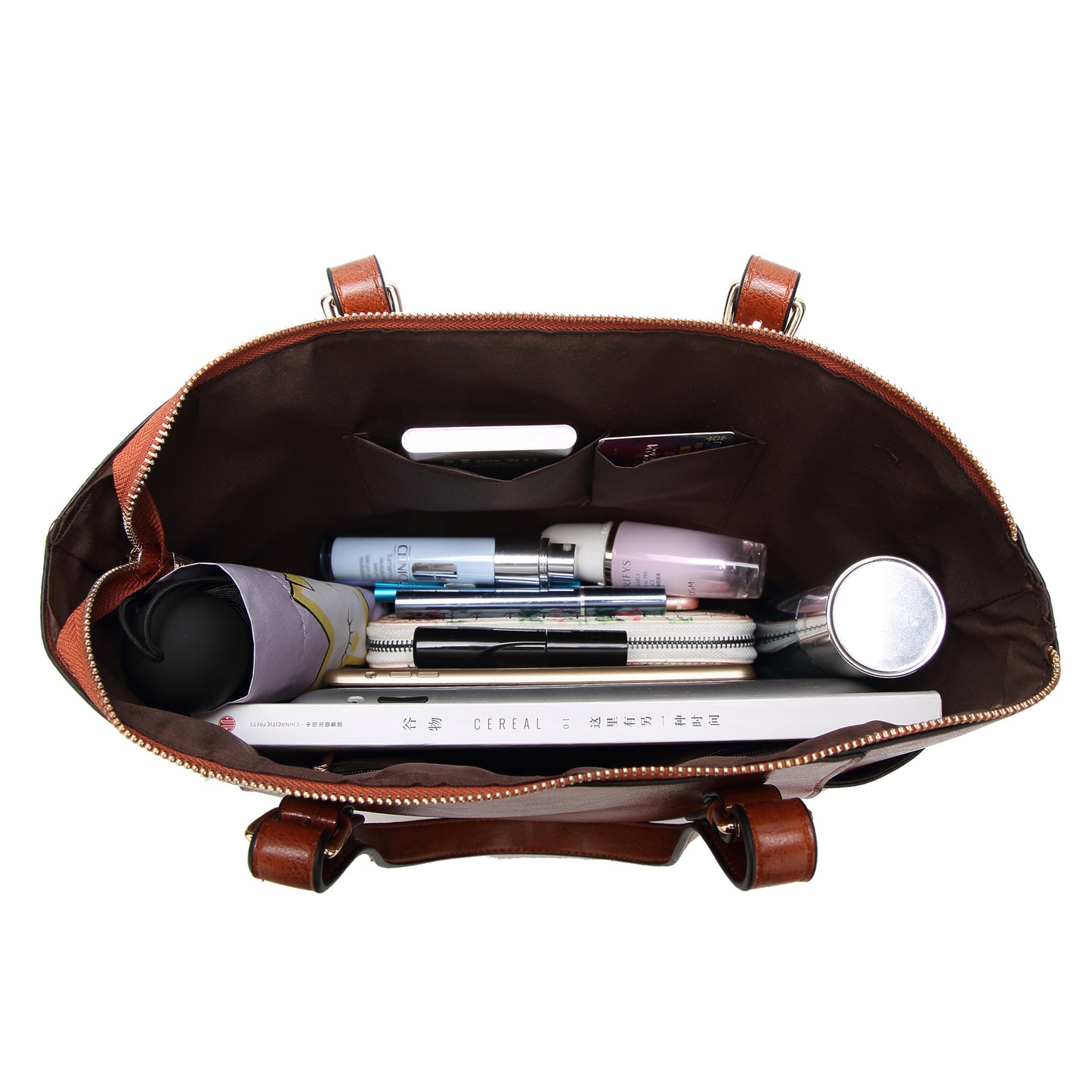 Oil Wax Leather Women Handbag Large Capacity Tote Bag