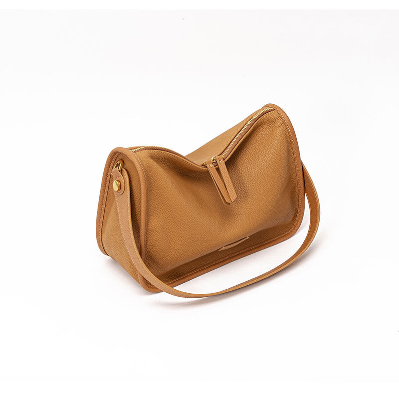 Casual Fashion Underarm Bag New Genuine Leather